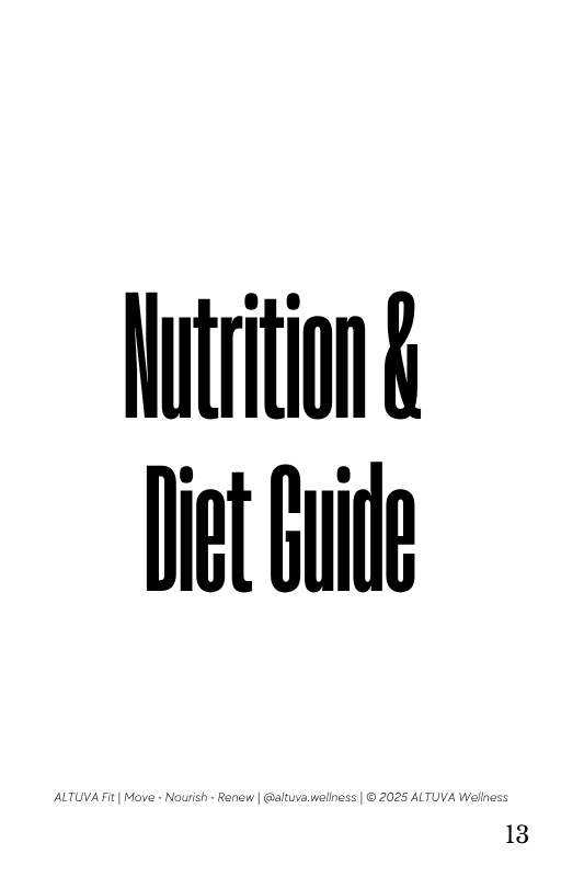 ALTUVA Fit — Foundational Sprint + Interactive Tracker (Digital Bundle)