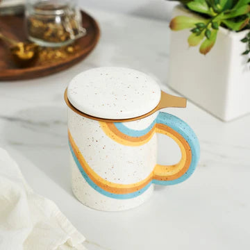 Cheer Tea Infuser Mug — Sacred Space Limited Edition